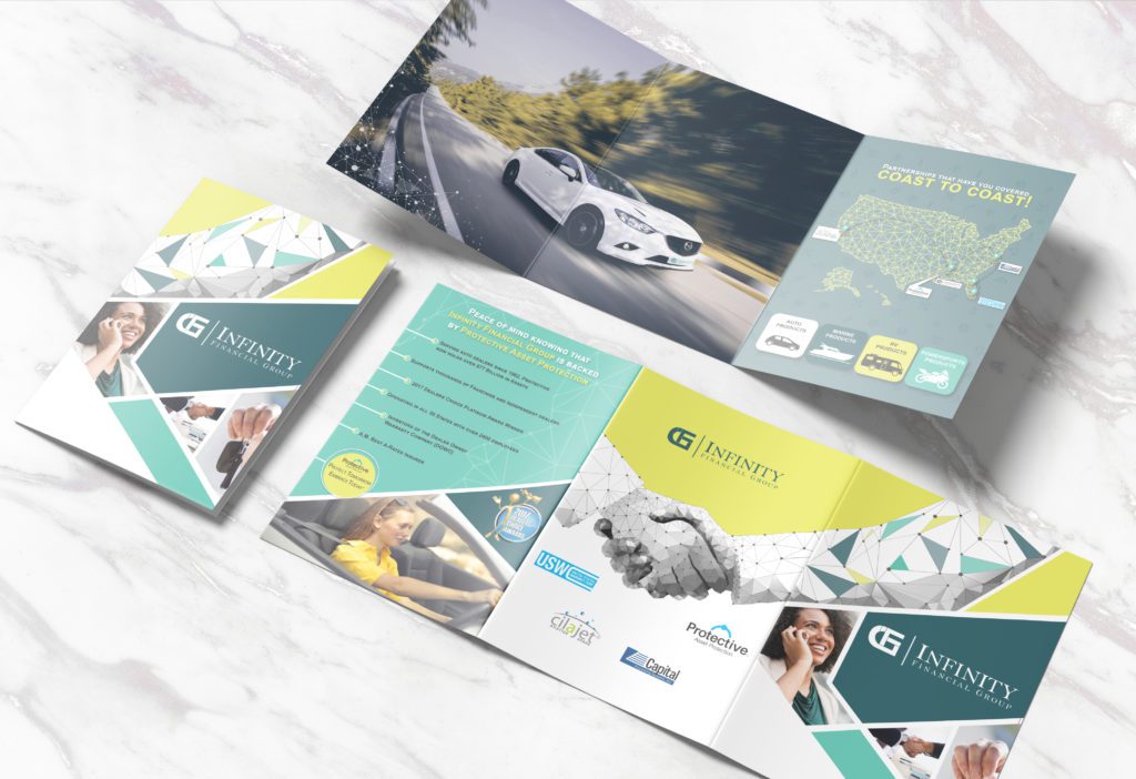 Infinity Financial Group Trifold Design Cobia Marketing Design